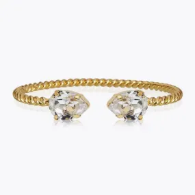 Caroline Svedbom Mini Drop Gold Bracelet - Crystal