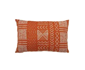 Batik Print Lumbar Pillow Cover