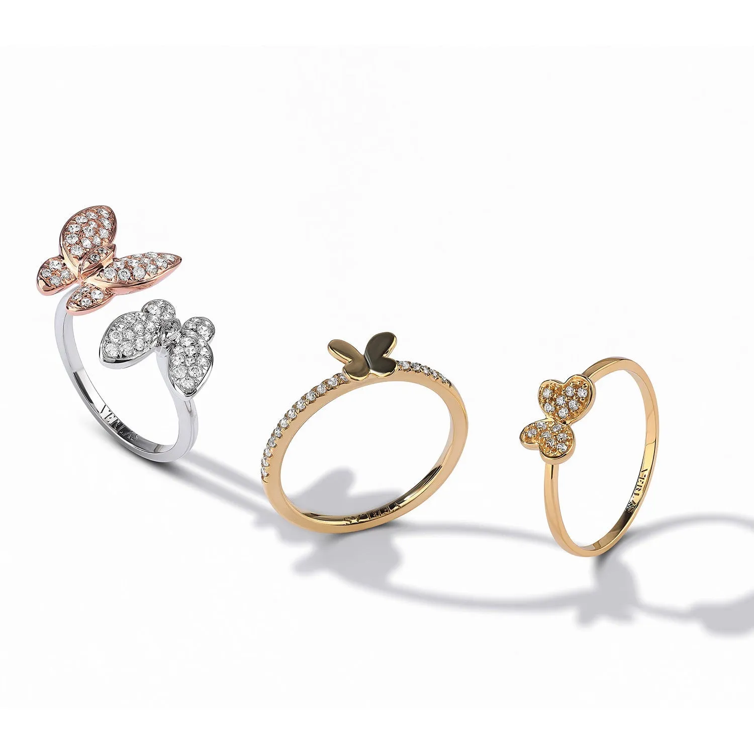 Butterfly Diamond Glistening Ring