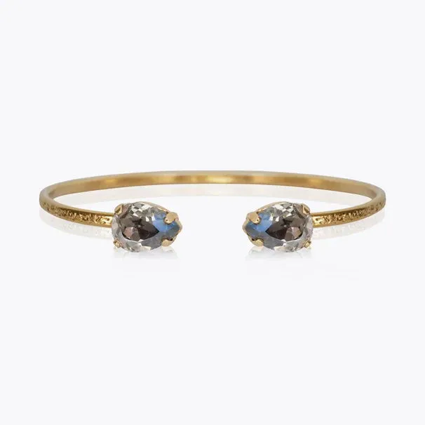 Caroline Svedbom Petite Drop Gold Bracelet - Black Diamond