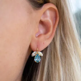 Caroline Svedbom Timo Aquamarine Earrings