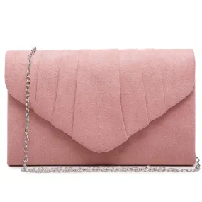 Dasein Women's Evening Bag Pleated Envelope Clutch l Dasein