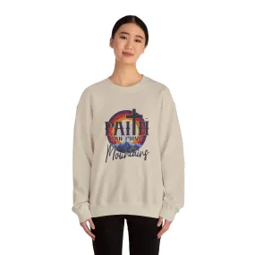 Faith can move Mountains Unisex Heavy Blend™ Crewneck Sweatshirt