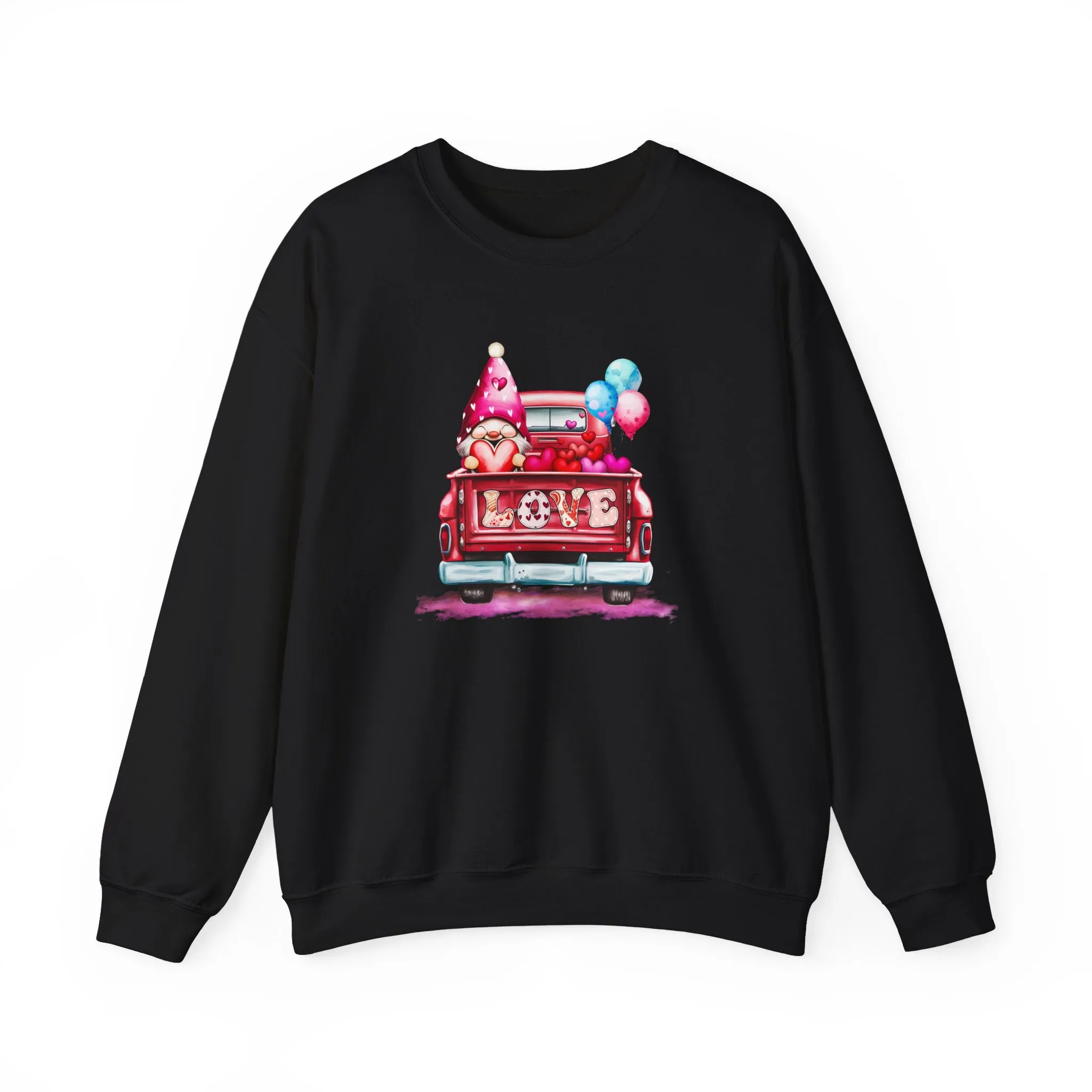 Gnome Love Truck Unisex Heavy Blend™ Crewneck Sweatshirt