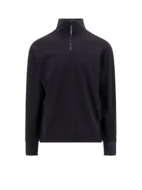 Metropolis Series Stretch Fleece Reverse Sweatshirt Black