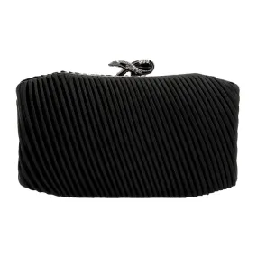 Pleated Clutch Evening Crossbody Bag