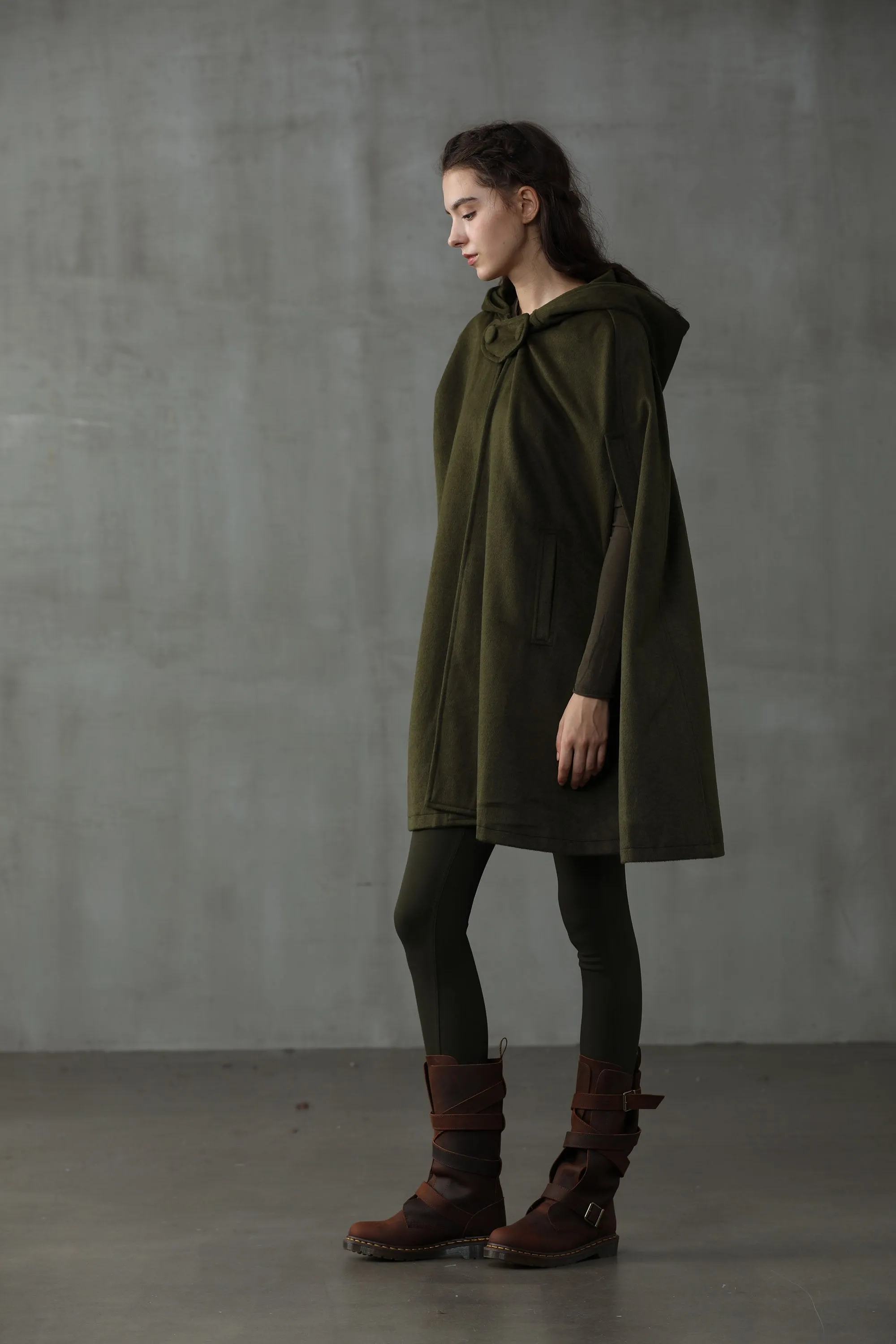 The New Yorker | Hooded Cashmere Cape