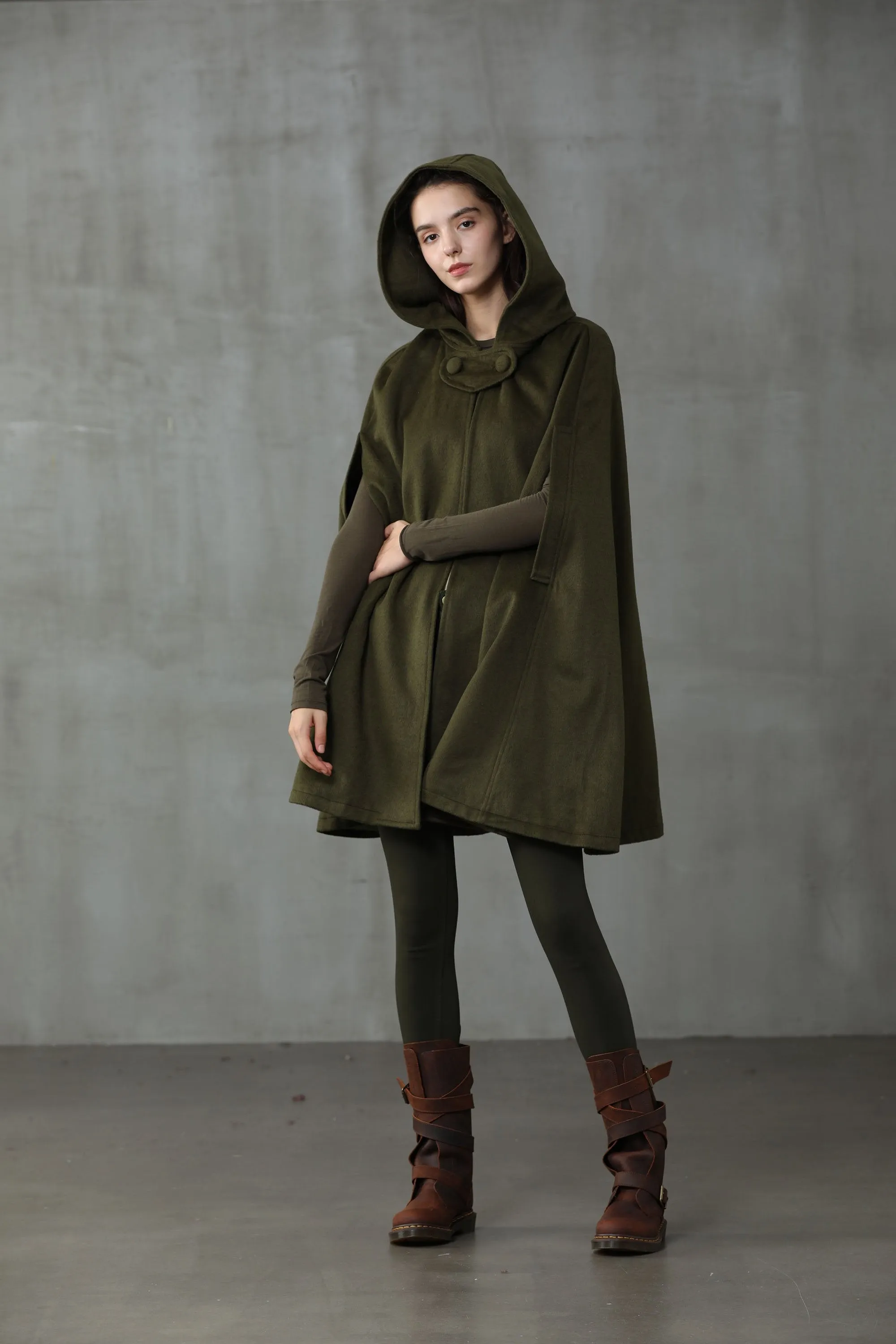 The New Yorker | Hooded Cashmere Cape