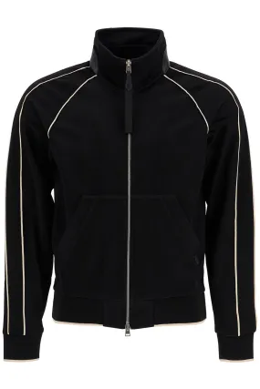 TOM FORD v-neck viscose zip-up