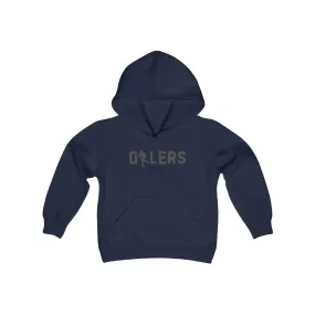 Youth Dark Oilers Heavy Blend Hooded Sweatshirt